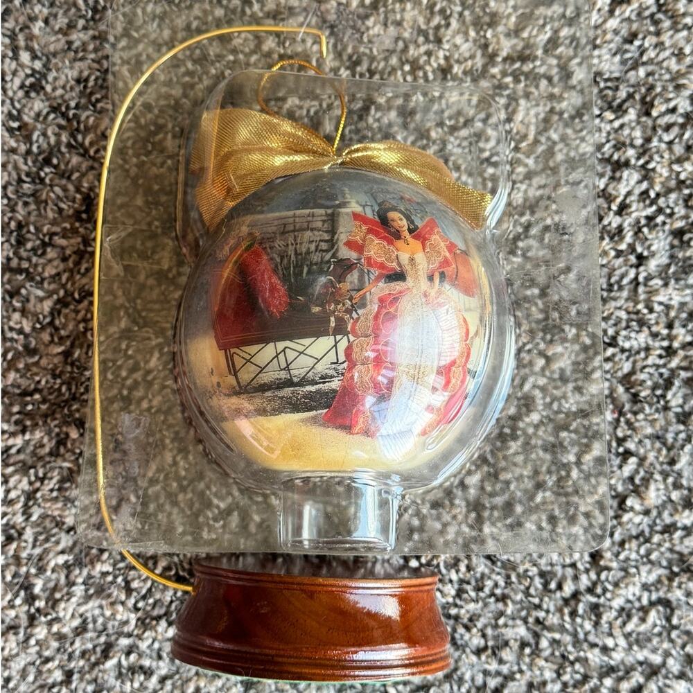 Rare Vintage 1997 Barbie Holiday Ball Christmas Ornament w/ Original Box